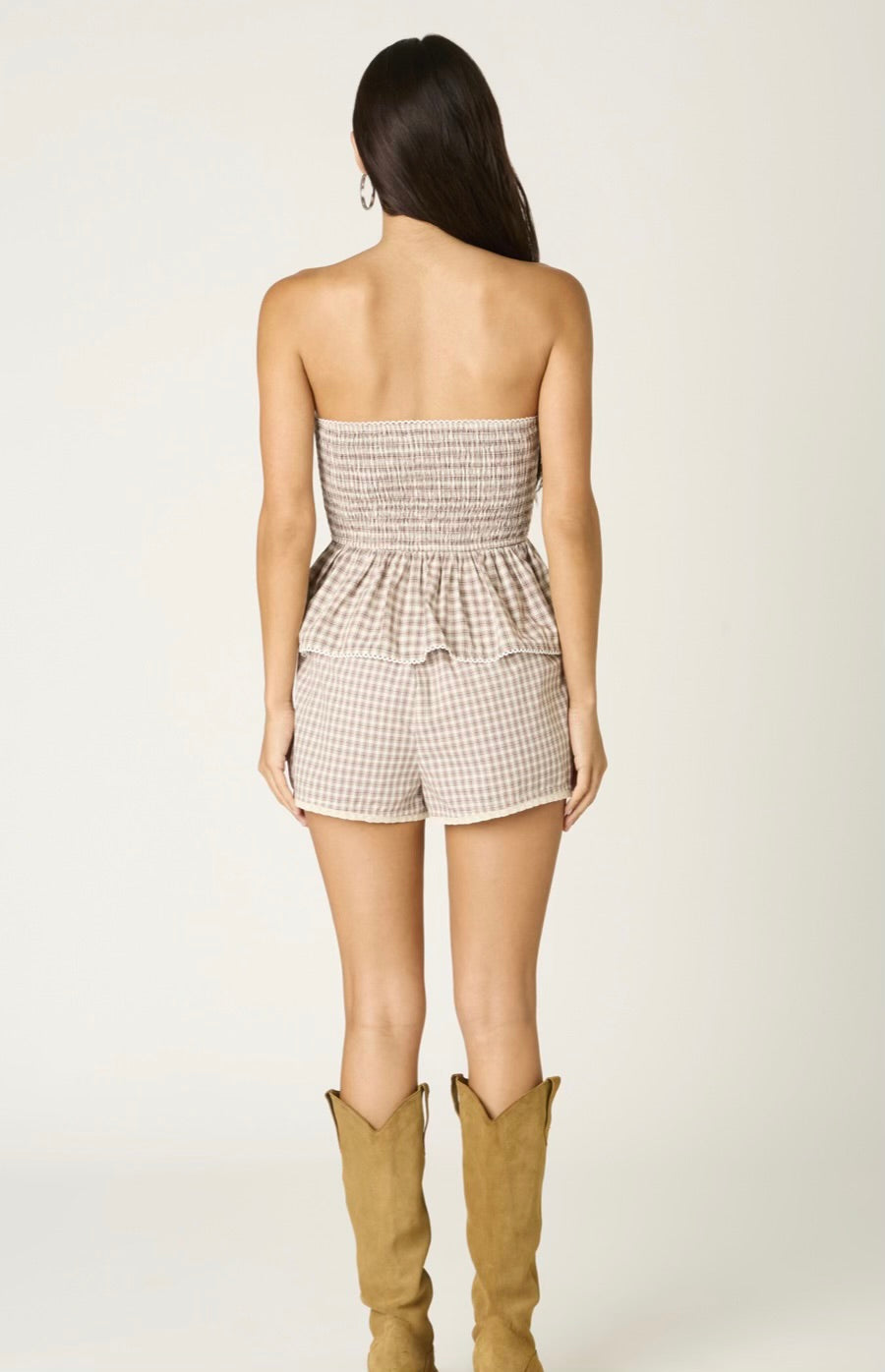 Dusty Belle Gingham Shorts