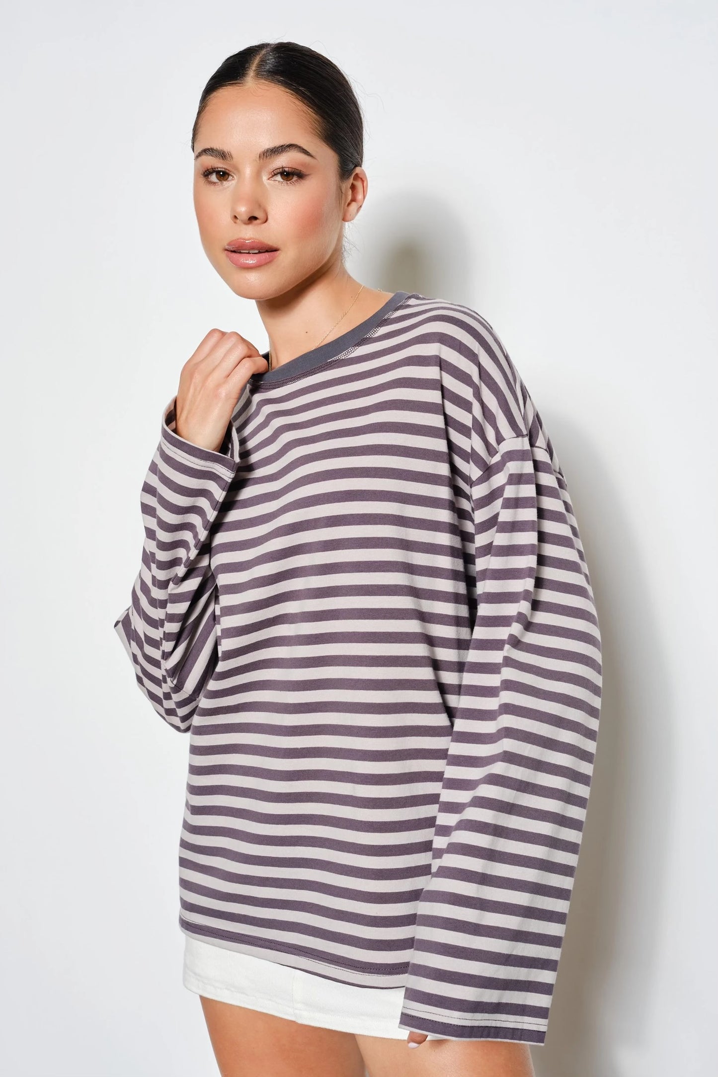 Off Duty Striped Long Sleeve