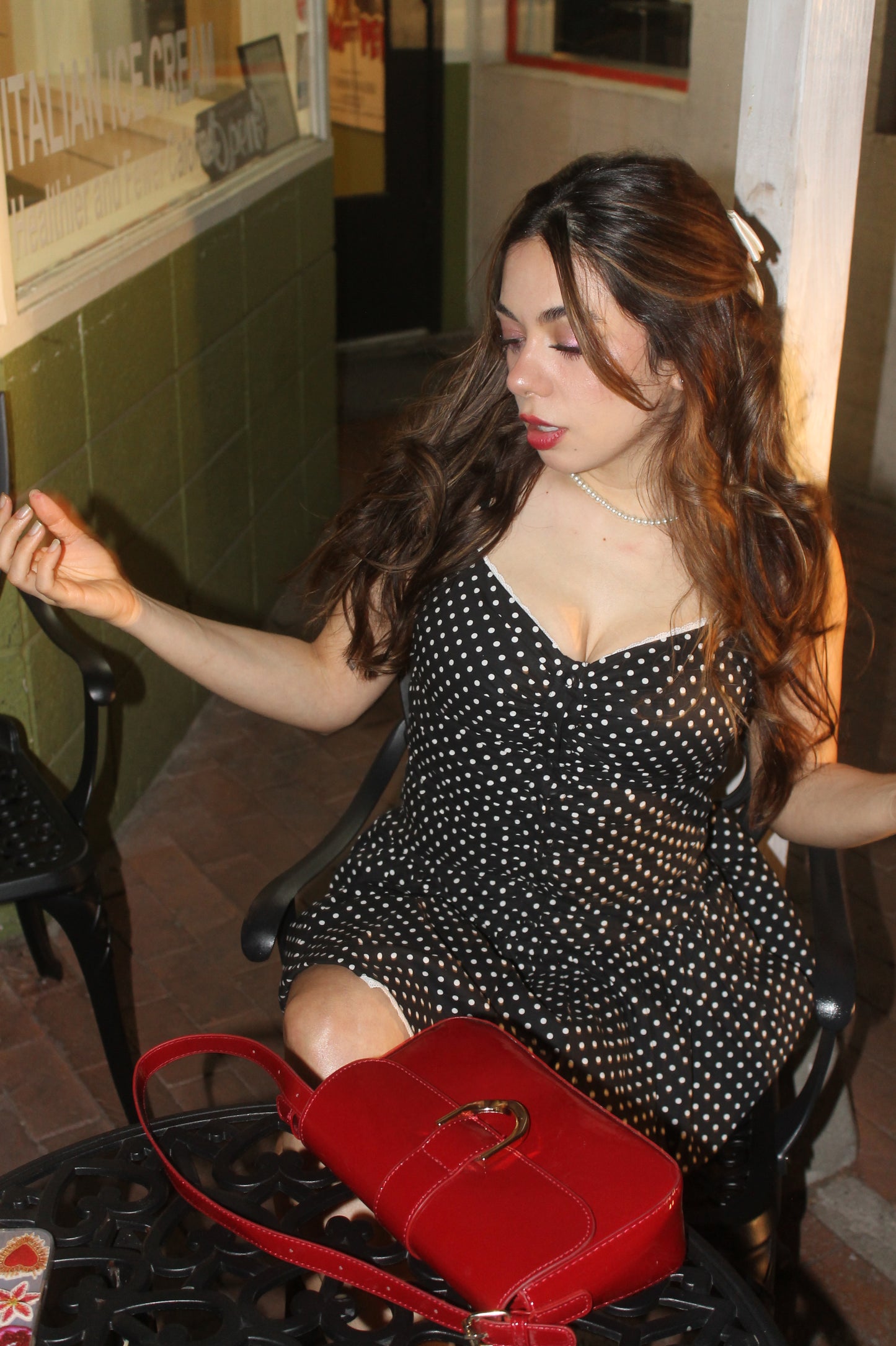 The Parisian Polka Dot Mini