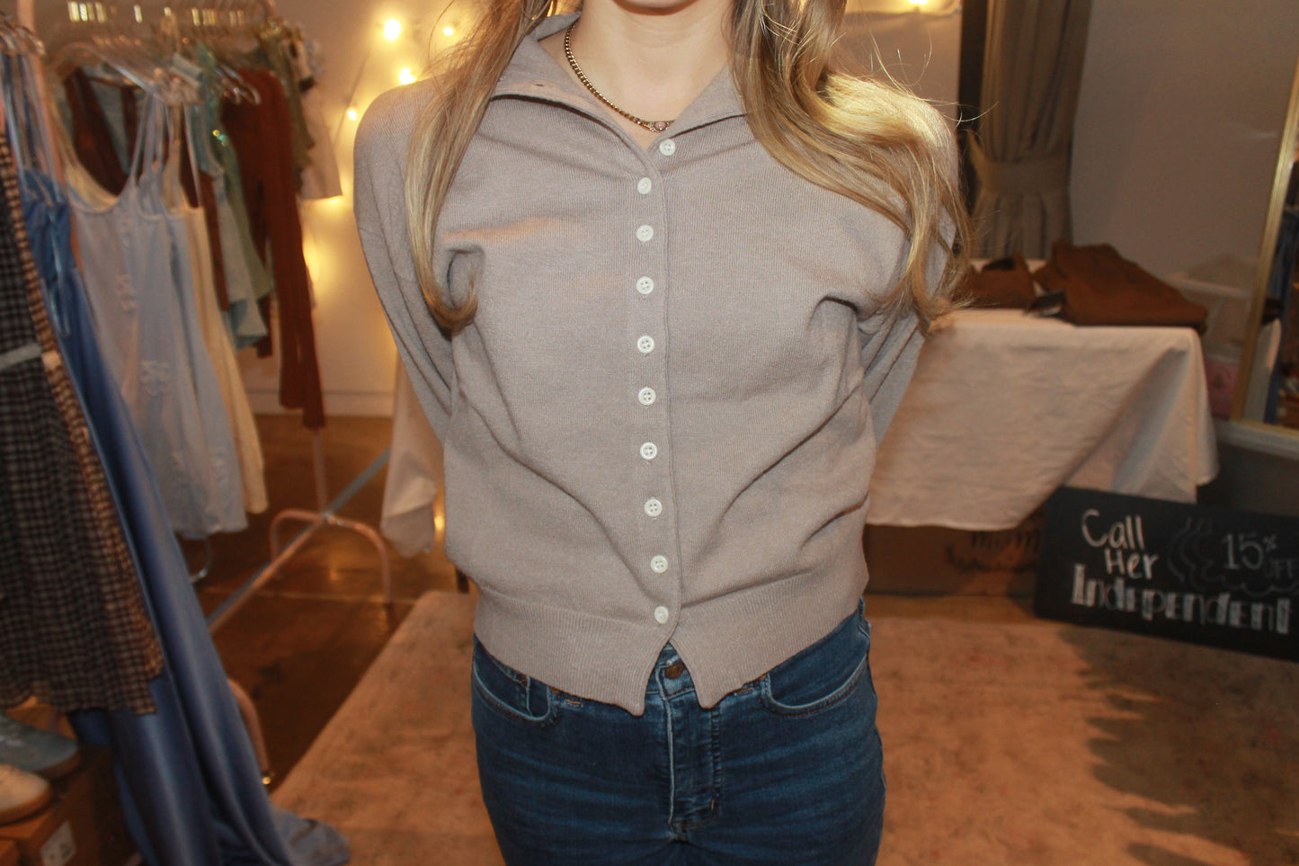 Staple cardigan