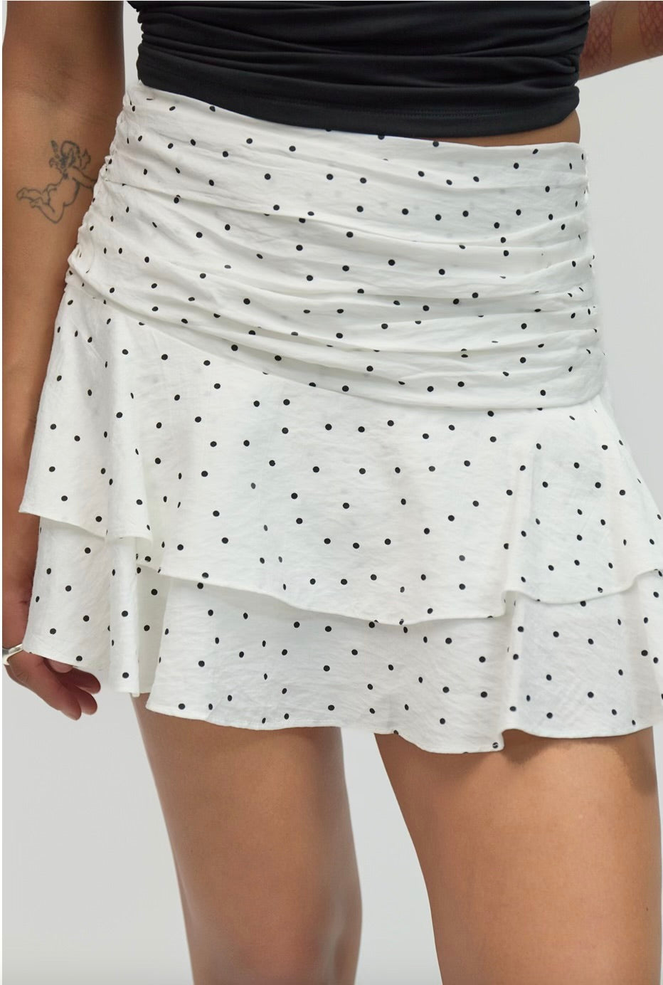 Sweet Spot Mini Skirt🤍🖤