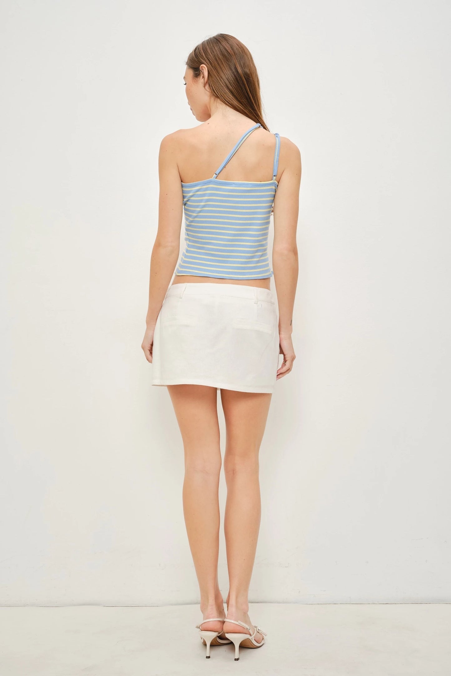 Monaco One Shoulder Cami🐬