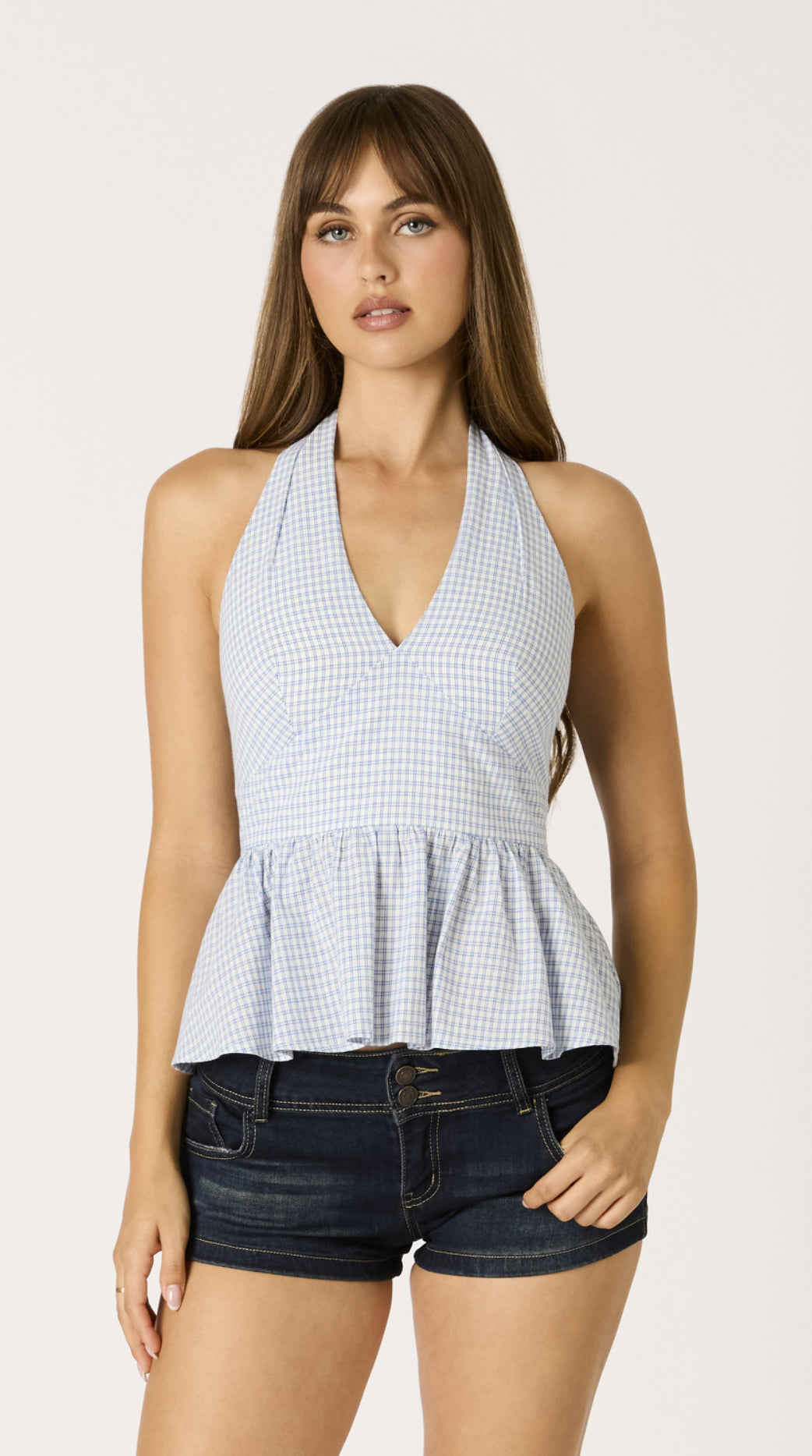 Bluebell Picnic Halter Top🧺