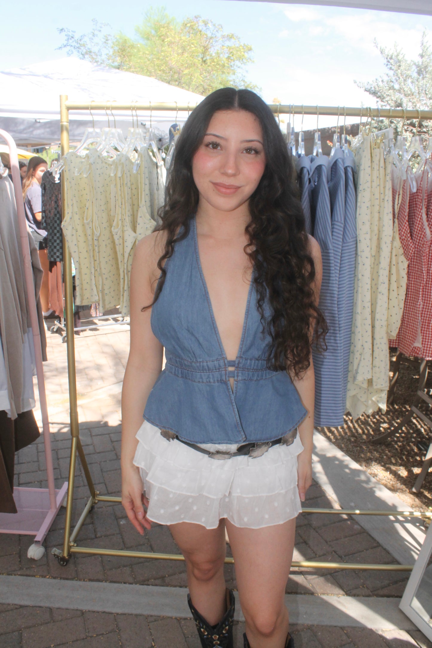 Angel Tiered Mini Skirt 🪽