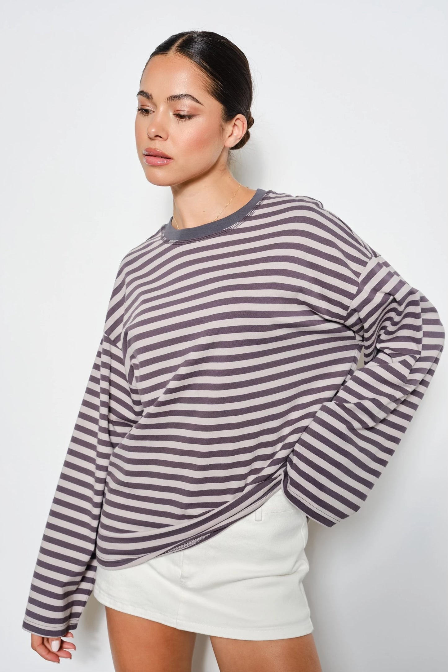 Off Duty Striped Long Sleeve