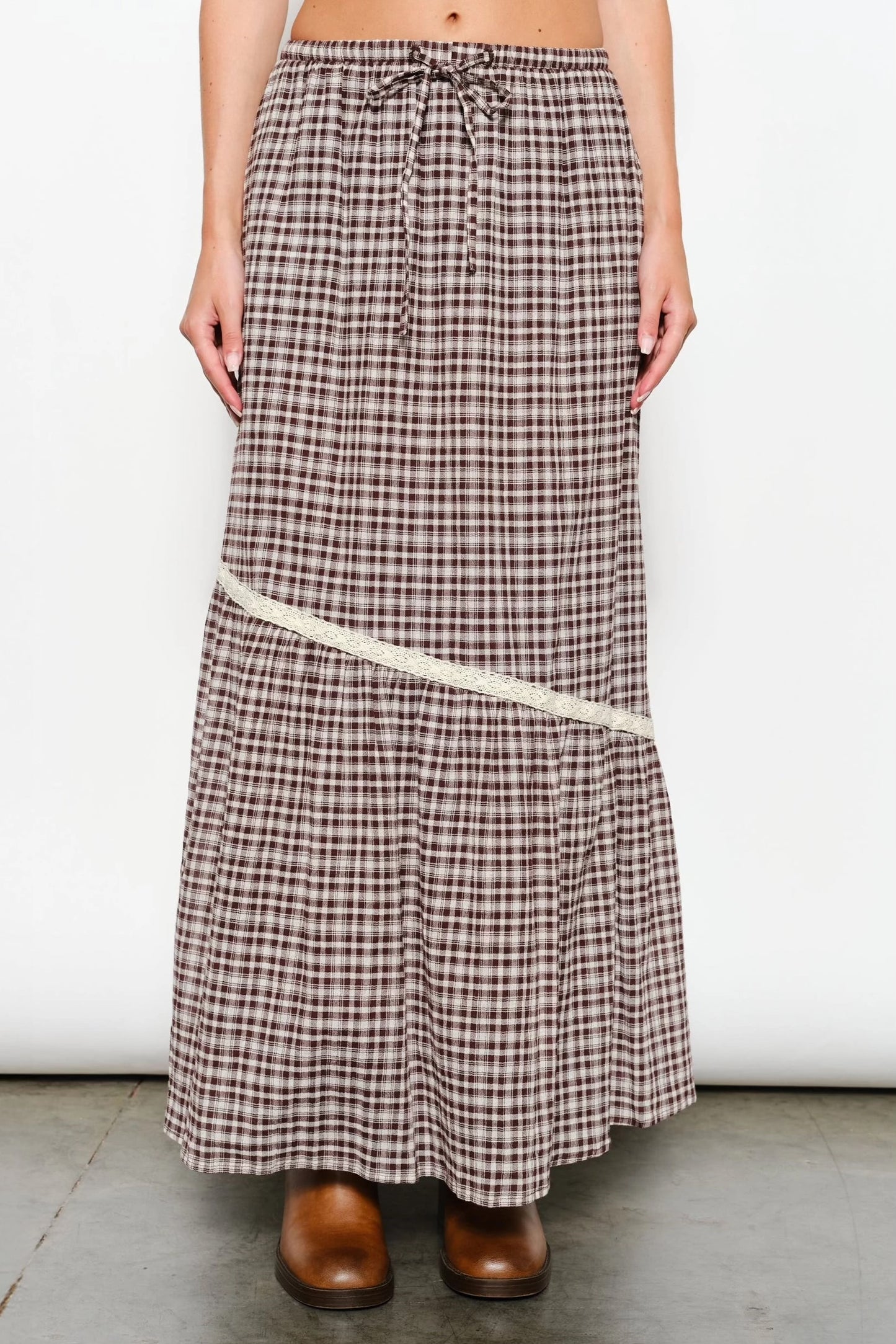 Harvest Plaid Maxi 🌾