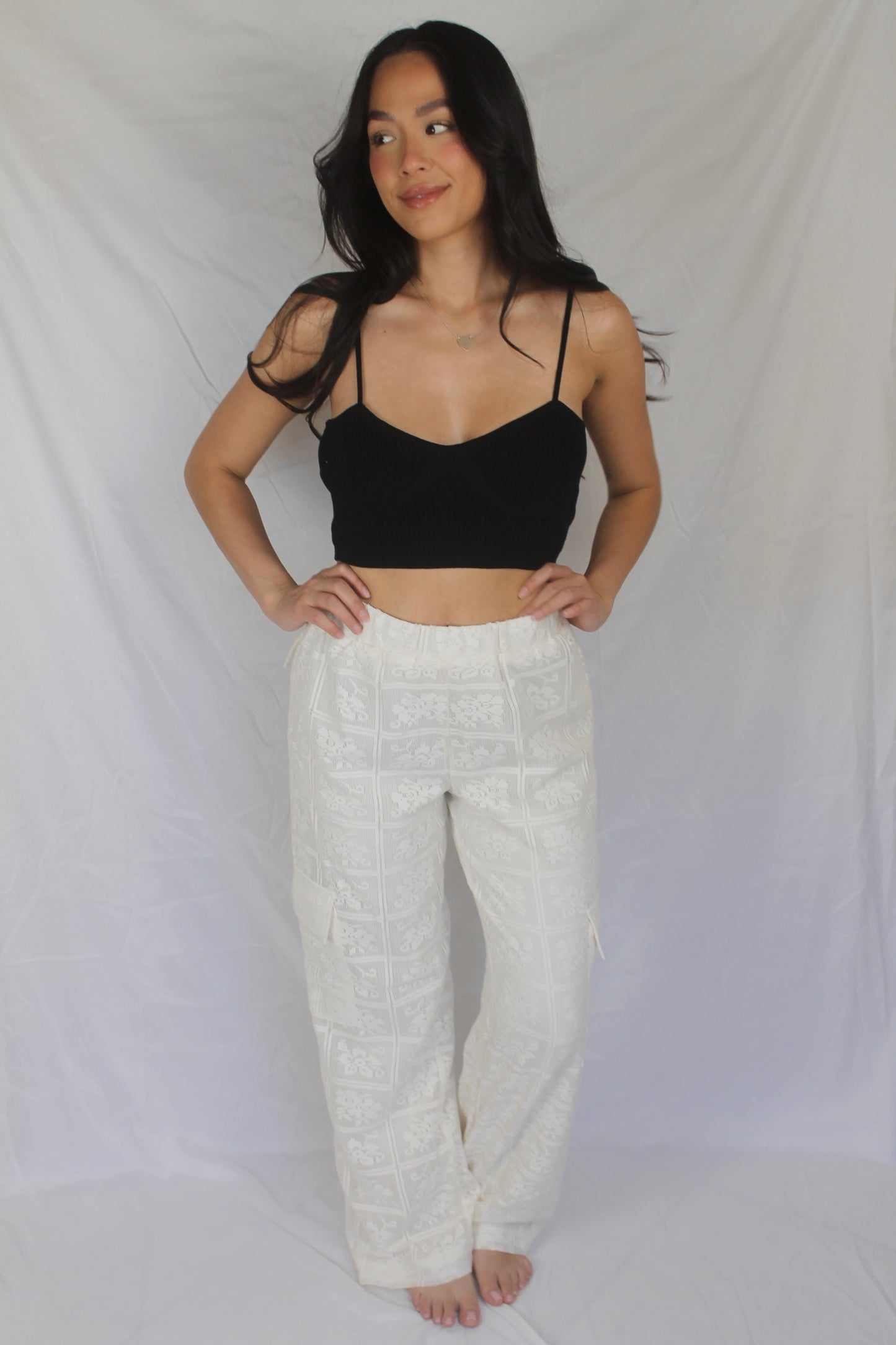 Take me to the Beach Lace Cargos