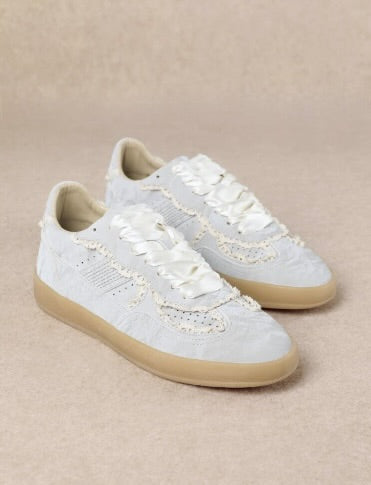 Powder Blue Lace Sneaker